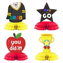4 Ornaments Clearance! Graduation Season Decoration Honeycomb Ornament Grad Kindergarten Pre School Graduation Honeycomb Ornament