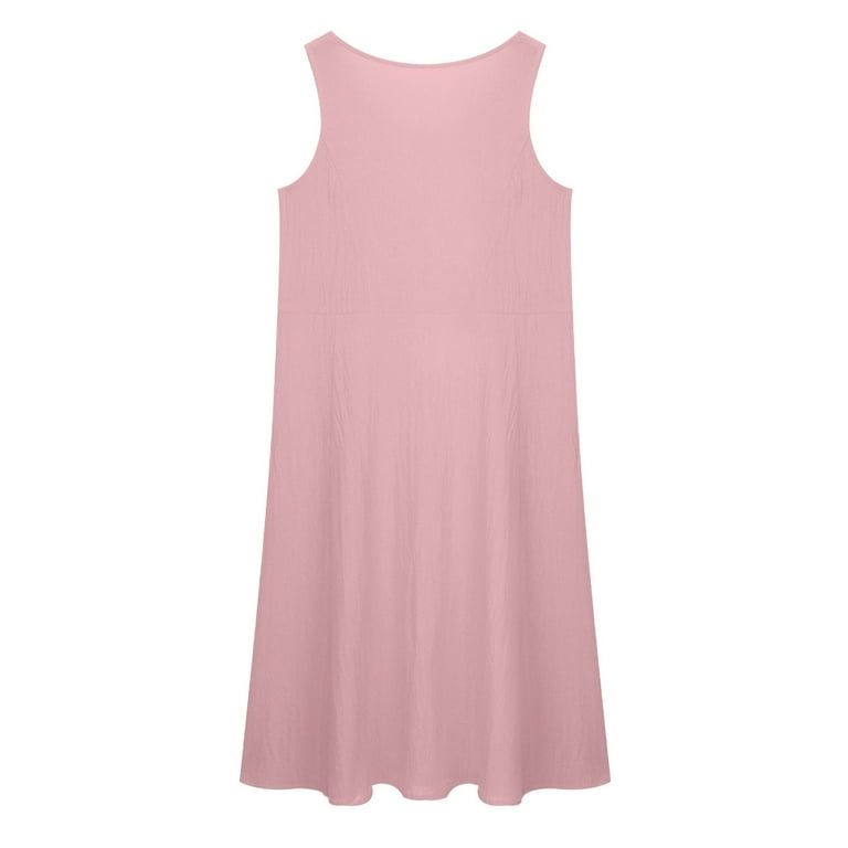 strapless open back dress Sweet Eid Shirt Dress - Pink
