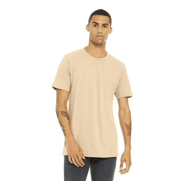 BELLA CANVAS Adult Unisex Short Sleeve Crew T-Shirt for Crafting, Soft Cream, 2XL