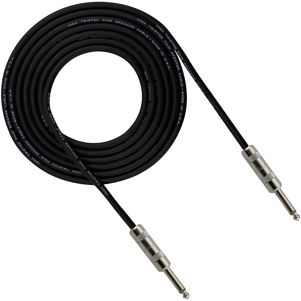 SRS16-3 StageMASTER 3-Feet 16 Gauge Speaker Cable with 1/4-Inch Connectors 