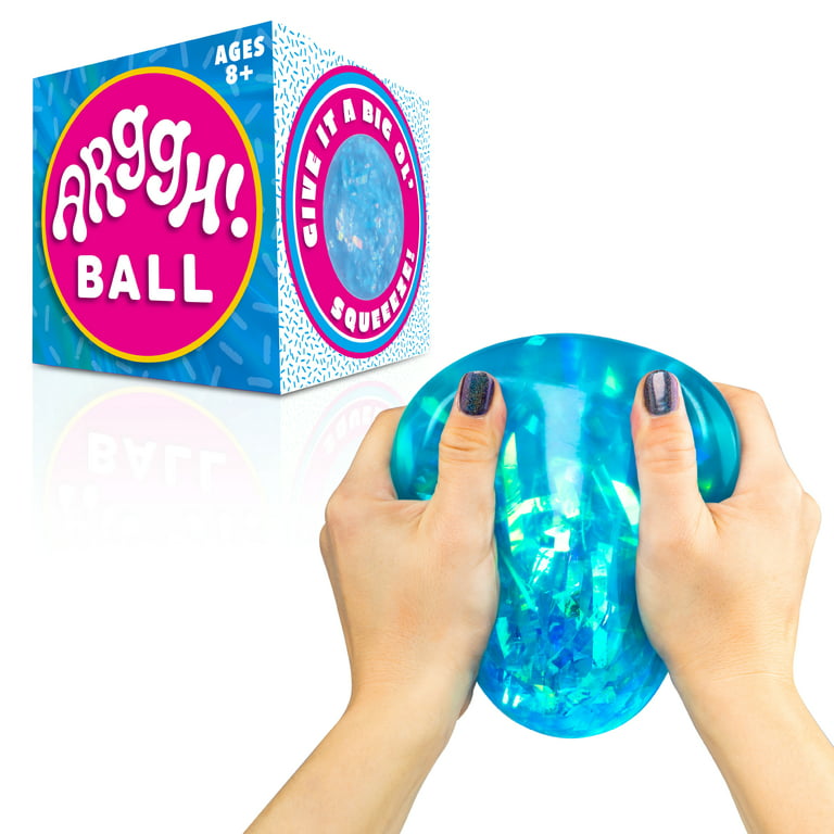Pekkadillo Dæmon en gang Power Your Fun Blue squishy Glitter Fidget Stress Balls - Sensory Travel  Toys - Walmart.com