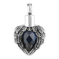 thumbnail image 5 of Perfect Memorials Sapphire Angels Near Heart Stainless Steel Cremation Jewelry, 5 of 5