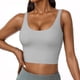 thumbnail image 5 of Camiseta sin mangas para mujer,Blusa informal de poliéster con cuello en V y mangas cortas para mujer, con acolchado en el pecho, largo normal, lavar a mano con agua fría, sopatenor, 5 of 9