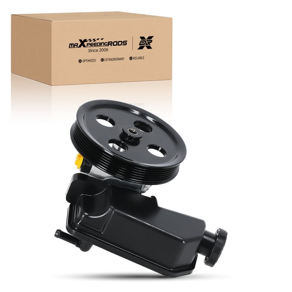 maXpeedingrods Power Steering Pump with Pulley & Reservoir for Jeep Commander/Grand Cherokee 3.7L 4.7L 2008-2010, Replace 52089339AD, 20-2205, 202205