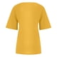 thumbnail image 5 of ICHUANYI Clearance Women's Short Sleeved Casual Plus Size Round Neck Printed Loose Button Cotton Linen Top(Yellow, XXL) ICHUANYI WER2023081013320, 5 of 5