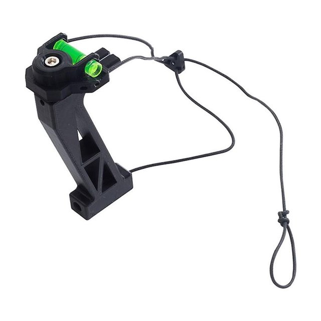 Entrenador de liberación de arco compuesto, equipo de tiro con arco, con corrección de burbuja horizontal, Simu negro, negro