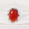 thumbnail image 3 of Red Onyx Mans Ring, Natural Red Onyx Gents Ring, December, Silver Jewelry, 925 Silver Ring, Birthday Gift, Heavy Mens Ring, Arabic Design, Ottoman Style Ring, Christmas, Turkey Mens Signet Ring, 3 of 5