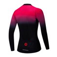 thumbnail image 4 of 2021 Maillot de ciclismo de manga larga para mujer, maillot de bicicleta de carretera, MTB, camiseta de bicicleta de carretera, maillot de carreras, blusa para niñas, tops de otoño y primavera, rojo, 4 of 4