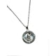 thumbnail image 3 of COLLAR DE VIRGEN DE GUADALUPE REDONDA DE PLATA Y ZIRCONIAS, 3 of 4