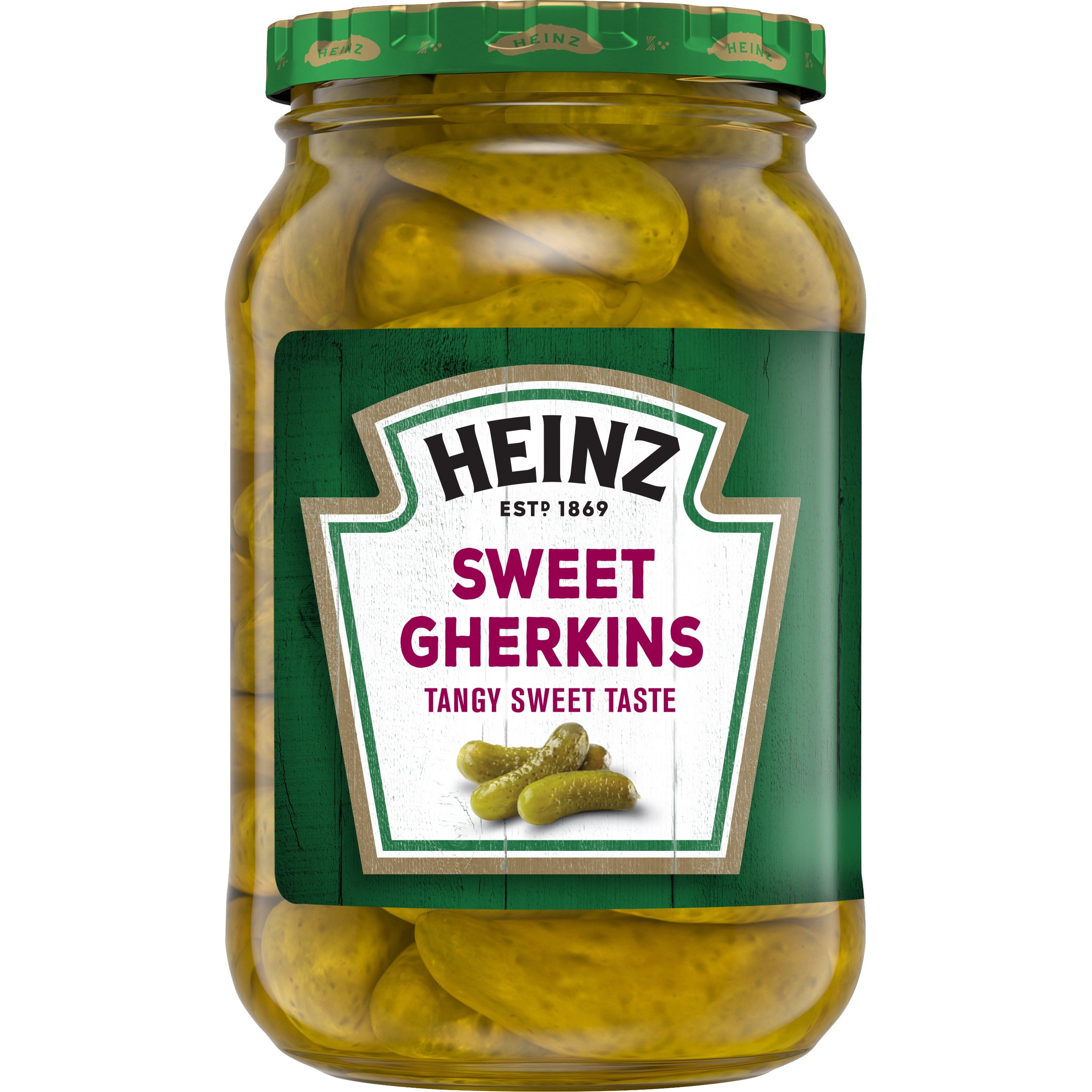 Heinz Sweet Gherkins Mini Pickles, 16 fl oz Jar