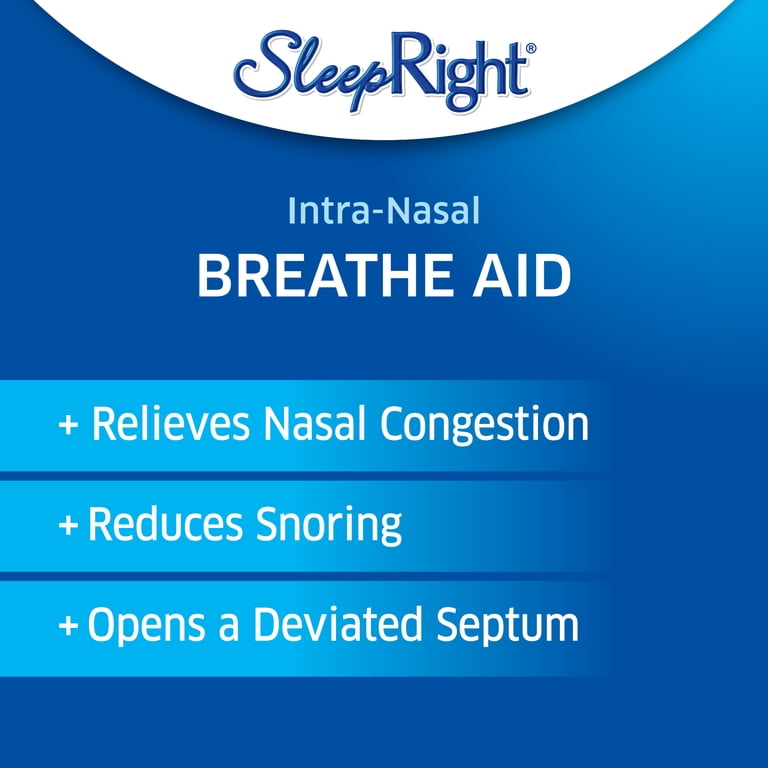 SleepRight Snore Stopper Breathe Aid, 40 Day Supply, 2-Count
