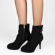thumbnail image 4 of NECHOLOGY Botas Mujer Adulto Femenino Zapatos Botines de mujer Botines de para mujer Botines cómodos con punta en y tacones altos Botines con cremallera lateral (Black, 6.5), 4 of 7