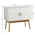 thumbnail image 6 of Pemberly Row Storage Console Table in White, 6 of 6
