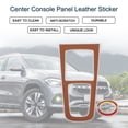 thumbnail image 2 of Unique Bargains Center Console Panel Faux Leather Sticker for Mercedes-Benz GLA / GLB / EQA / EQB 20-24 Central Control Gear Shift Panel Cover Interior Trim Brown, 2 of 6