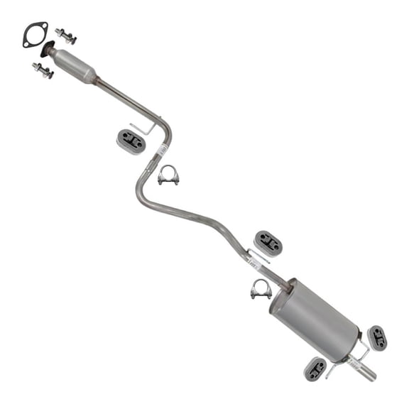 Northeastern Exhaust Resonator & Muffler Fits 2006-2011 Chevrolet HHR 2.2L - Direct Fit | Stainless Steel System Kit