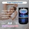 thumbnail image 4 of Indoor Insect Trap, 2-Mode Bug Catcher & Killer with Strong Suction, Time Setting, UV Light, Mosquito Bug Zapper for Fruit Flies, Gnats, Moths, 4 of 7