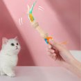 thumbnail image 2 of 2Pcs Interactive Cat Toys for Indoor Cats, Cat Ball Toy with Colorful Feathers, Cat Teeth Grinding Teeth Cleaning Toys, 2 of 5