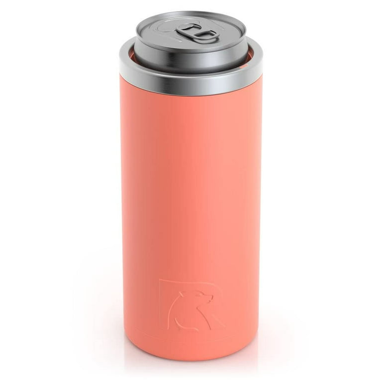 RTIC Craft Can Cooler with Splash Proof Lid, Orange, 16 oz, Double Wall  Vacuum Insulated, Stainless Steel, Sweat Proof 