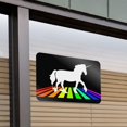 thumbnail image 3 of Unicorn Crossing Rainbow Home Business Office Sign, 3 of 3
