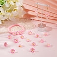 thumbnail image 3 of 100Pcs Clay Plumeria Flower Beads Pink Floral Bead Bulk 1.5 x 0.8cm Summer Hawaiian 3D Flowers Flat Back Loose Spacer Charms for Jewelry Making Bracelets Necklaces DIY Craft Accessories DIY, 3 of 7