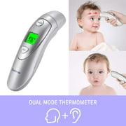 Metene Infrared Digital Thermometer for Fever, Thermometer for Forehead and Ear