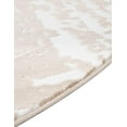 thumbnail image 5 of Unique Loom Hermitage Collection Area Rug - Armor (7' x 10' Oval White Bone/Beige), 5 of 6