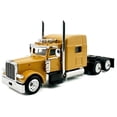 thumbnail image 3 of Peterbilt 389 Truck Tractor with Sleeper Cab Yellow 1/87 (HO) Scale Plastic Model Car by HO Logistics, 3 of 5