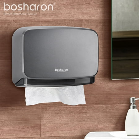Bosharon Paper Towel Dispenser Wall Mounted Holder Bathroom Toilet Tissue Home Kitchen Bosharon Paper Towel Dispenser Wall Mounted Holder Bathroom Toilet Tissue Home Kitchen