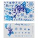 thumbnail image 3 of Advancent Decoraciones navideñas Navidad Copo de nieve azul Elk Pegatinas electrostáticas Ventana de vidrio Pegatinas decorativas para dormitorio Aula Decoración del hogar No. 4 Advancent HA040831-04, 3 of 6