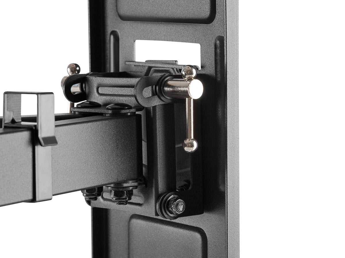 Monoprice Full-Motion Articulating TV Wall Mount Bracket For LED TVs 43in to 90in, Max Weight 132 lbs, Extension Range of 3in to 16.9in, VESA Up to 800x400, Fits Curved Screens - Commercial Series