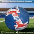 thumbnail image 4 of (3 pack) Vizari Club Soccer Ball for Youth & Adults | Sizes Mini, 3, 4, 5 | Perfect for Training & Matches - PARIS, MINI, 4 of 7