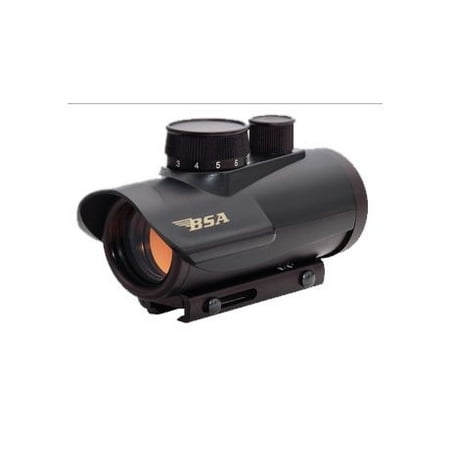 BSA Huntsman Rifle Scope, 30mm, Illuminated Red, Green and Blue (Best Red Dot Rifle Scope)