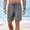 (Casual 158)Gray, variant on Fashion Shorts for Men Solid Color Breeches Casual Summer Elasticity Zipper Pocket Sport Outdoor Leisure Short Pants
