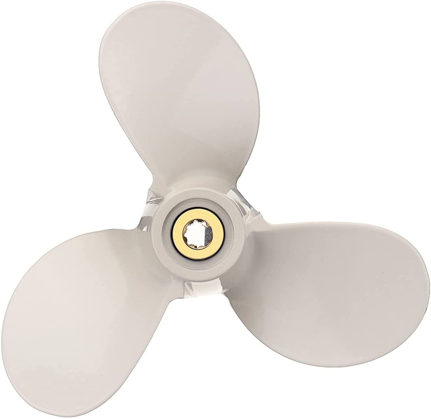 ALUMINUM PROPELLER WHITE FOR YAMAHA OUTBOARD ENGINE PART 7 1/2 X 7-BA 