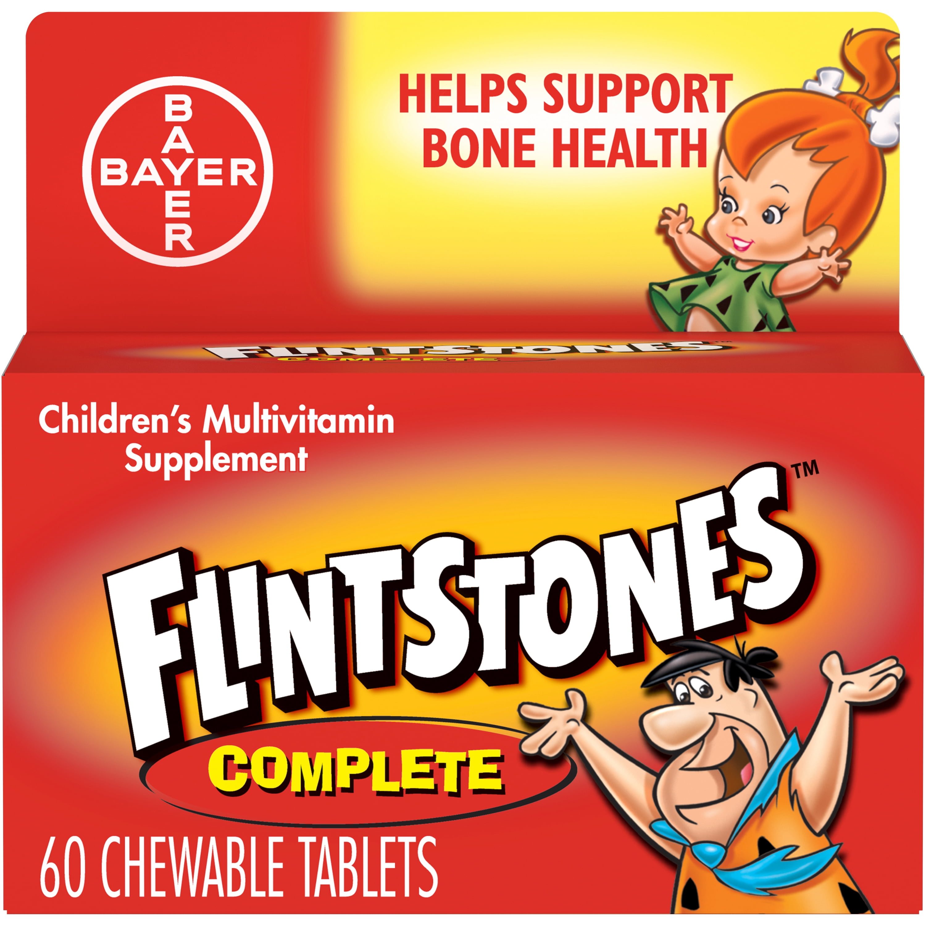 Flintstones Chewable Kids Vitamin, Multivitamin for Kids, 60 Count