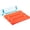 Orange, variant on Folding Shower Seat Bathroom Drop-Leaf Wall Stool (White)