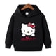 thumbnail image 4 of Ropa de primavera para niños y niñas, sudaderas con capucha y sudaderas de manga larga, Tops con capucha, ropa deportiva de Hello Kitty para niñas de 1 a 8 años, 2024, 4 of 5