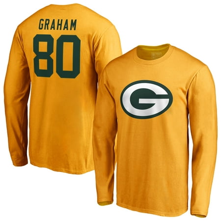 Jimmy Graham Green Bay Packers Fanatics Branded Player Name & Number Icon Long Sleeve T-Shirt -