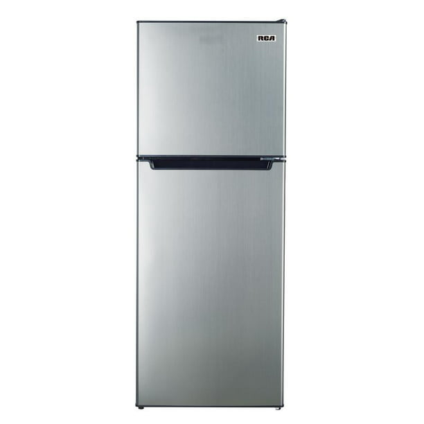 RCA 7.2 Cu. Ft. Top Freezer Refrigerator in Platinum