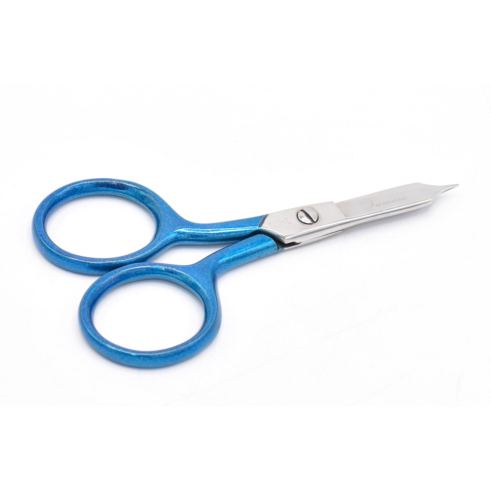 Famore True Left Handed 4 Inch Straight Micro Tip Large Ring Scissors ...