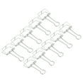 thumbnail image 3 of Binder Clips, Strong Clamping Mini Binder Clips Metal Material Elasticity Hollow Tail Clips  For Document Blue,Green,Silver, 3 of 8