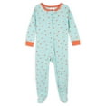 thumbnail image 6 of Gerber Baby & Toddler Neutral Snug Fit Footed Cotton Pajamas, 2-Pack, 0/3 Months - 5T, 6 of 9