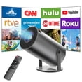 thumbnail image 1 of Proyector Inteligente 4K con WiFi 6 y Bluetooth 5 Android 11 Portátil Visualización 130 Pulgadas, 1 of 7