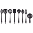thumbnail image 4 of Mainstays Kitchen Utensil Set, Nylon, Comfort Grip Handles, 8-Piece, Black, 4 of 5
