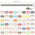 thumbnail image 2 of 48 PCS Book Binding Headbands Endbands Versatile Colorful Cotton Book Headband Binding Kit Easy to Use Book Headband Cotton Binding Kit for Different Books, 2 of 10