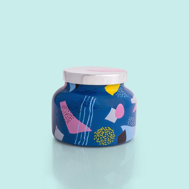 Capri Blue 19 Ounce Scented Candle Colorful Ceramic Burn Time 60 Hours