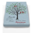 thumbnail image 3 of MuralMax Personalized Inspirational Canvas Tree Art Verse - Family is What Happens When Two People Fall in Love - Wall Decor Gifts For Milestones Occasions - Color - Sky Blue - Size - 12x16, 3 of 6