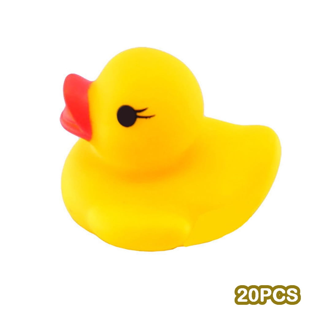 Mini yellow rubber duck approximately 2" x 2" x 2" 