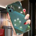 thumbnail image 1 of Funda Para Iphone 12 Pro Max Diamond Case,Niñas Mujeres Clear Glitter Bling Rhinestone Plating Diente De León Suave Flexible Tpu Gel De Goma De Silicona A Prueba De Golpes, 1 of 1