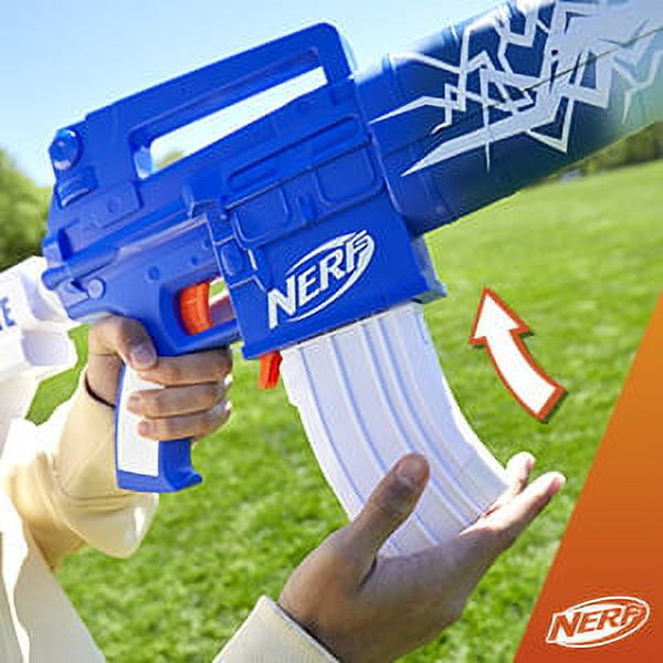 Nerf Fortnite Blue Shock Dart Blaster, 10 Elite Darts, Unlock Code